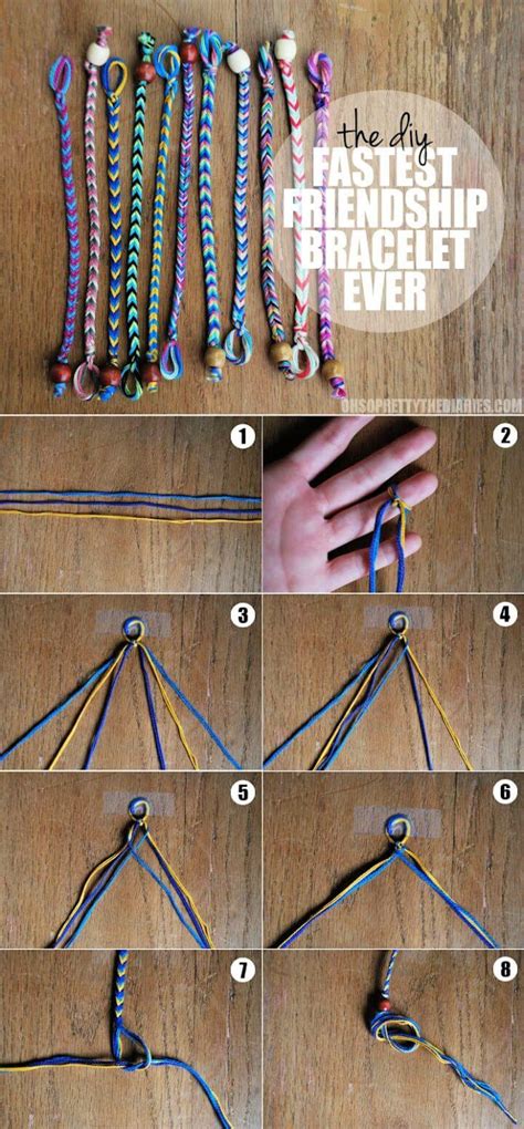 Friendship Bracelet Tutorials